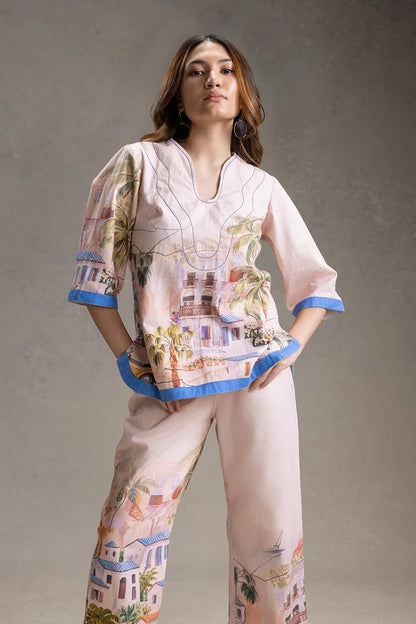 Printed co ord set online shopping