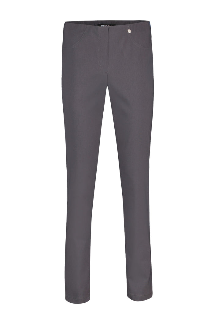Robell 51559-5499-97 Bella K (73cm) Petite Trouser - Charcoal (97) by Robell shop stylish pants at Dotique