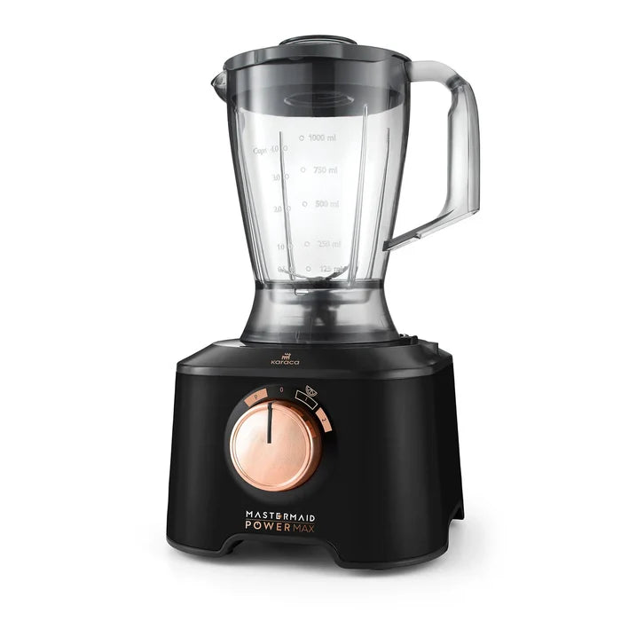 Robot Culinaire Karaca Mastermaid Power Max 11 en 1, Noir Mat Cuivre, 2500 W