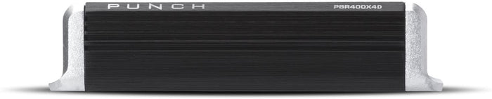 Rockford Fosgate Punch PBR400X4D Compact 4-channel car amplifier â€” 50 watts RMS x 4