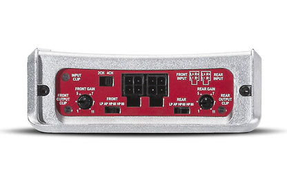 Rockford Fosgate Punch PBR400X4D Compact 4-channel car amplifier â€” 50 watts RMS x 4