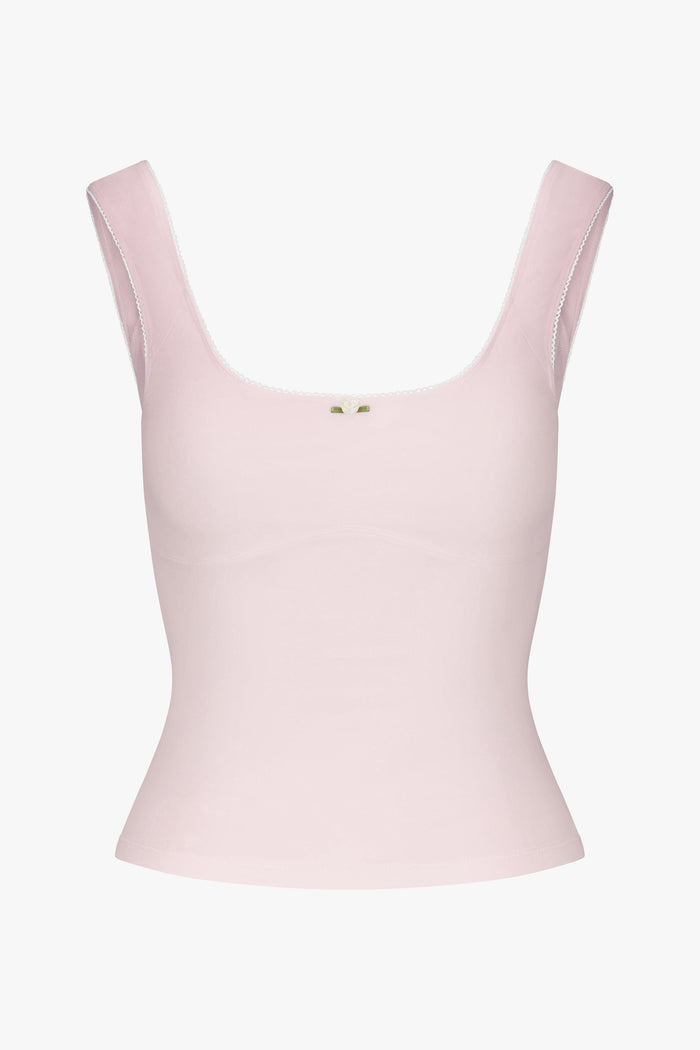 ROMANTIC TOP IN BABY PINK