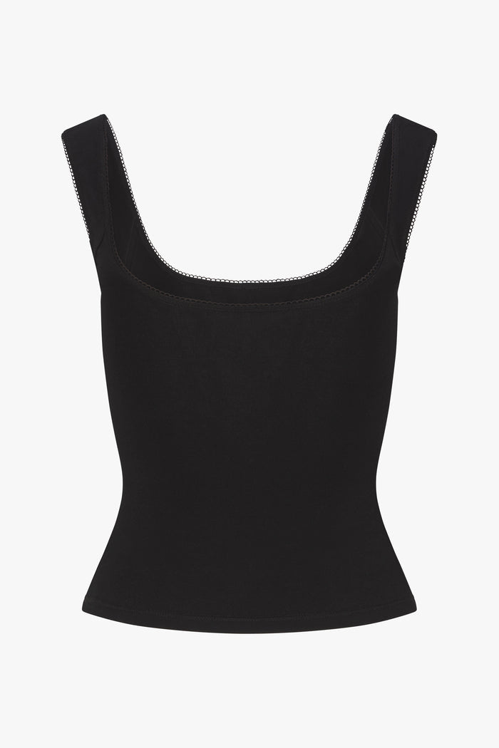 ROMANTIC TOP IN ONYX