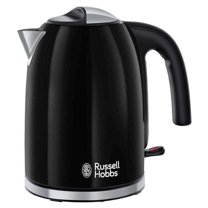 Russell Hobbs Colours Plus 1.7L Jug Kettle - Black | 20413 from DID Electrical - guaranteed Irish, guaranteed quality service. (6890751066300)