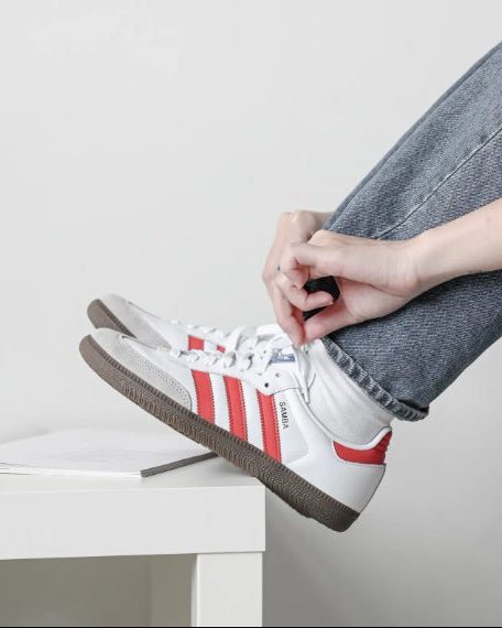 Adidas Samba OG White Better Scarlet