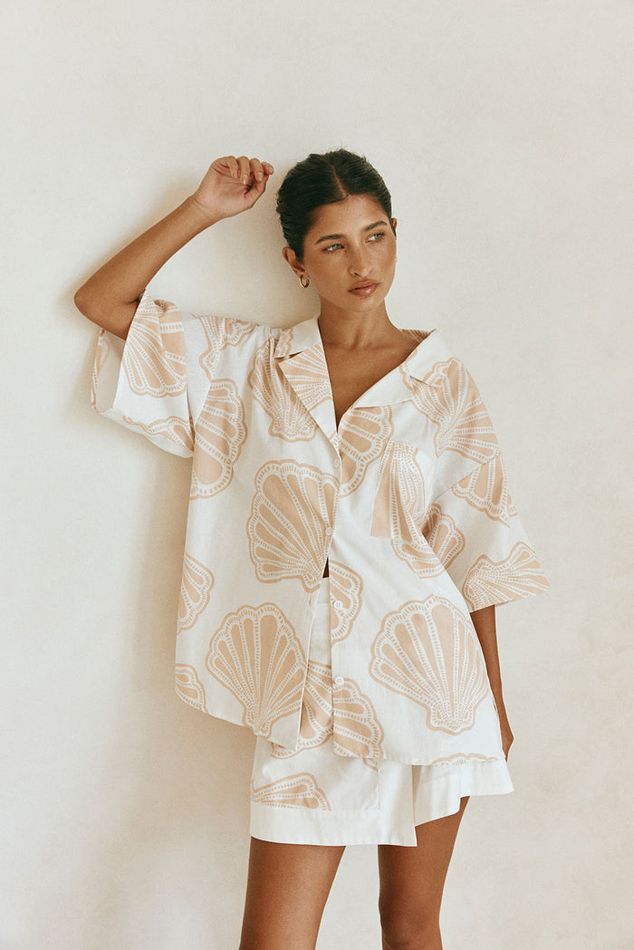 SAMPLE-Celestia Top - Coastal Shell