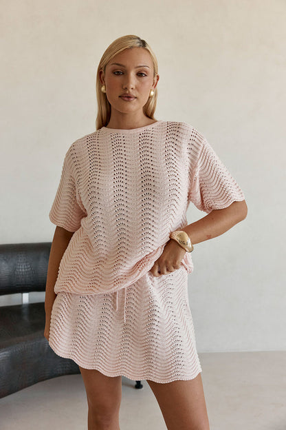 SAMPLE-Leah Top - Blush