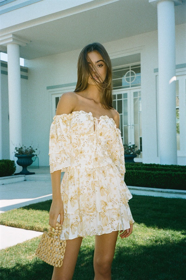 SAMPLE-Moko Off Shoulder Dress