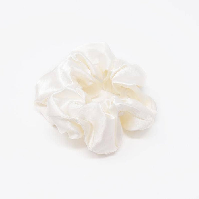Satin Scrunchie - White