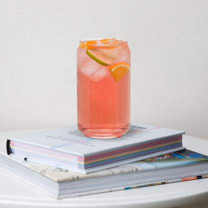 Save a horse Can-shaped glass