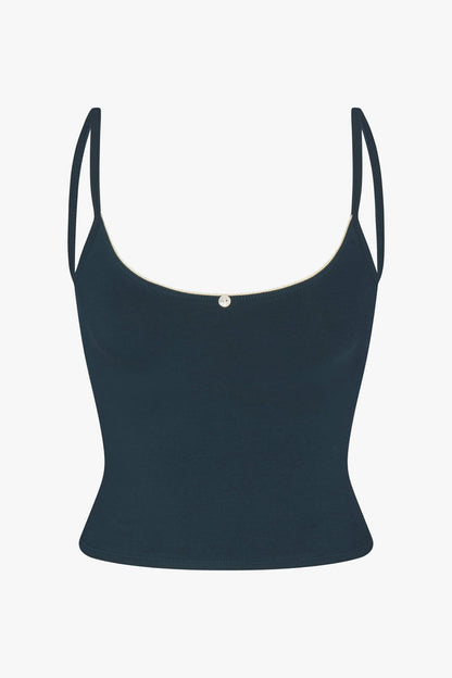 SCOOP BACK CAMI IN BIJOUX