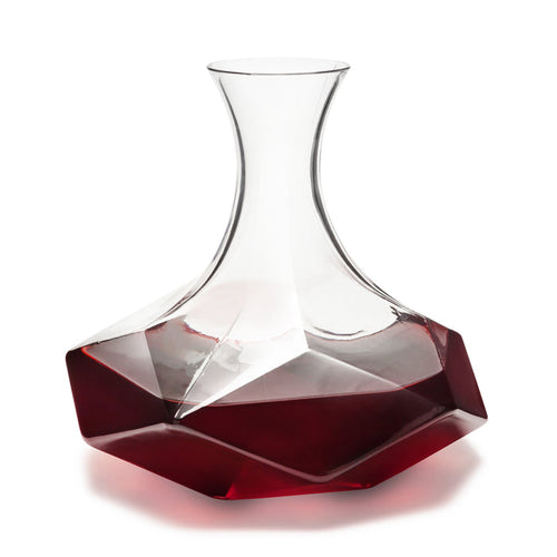 Seneca Faceted Crystal Wine Decanter (Online Only)