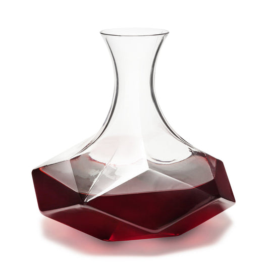 Seneca Faceted Crystal Wine Decanter (Online Only)