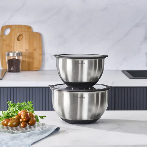 Set de bols mélangeurs Karaca Mixmaster – 2 pièces, inox