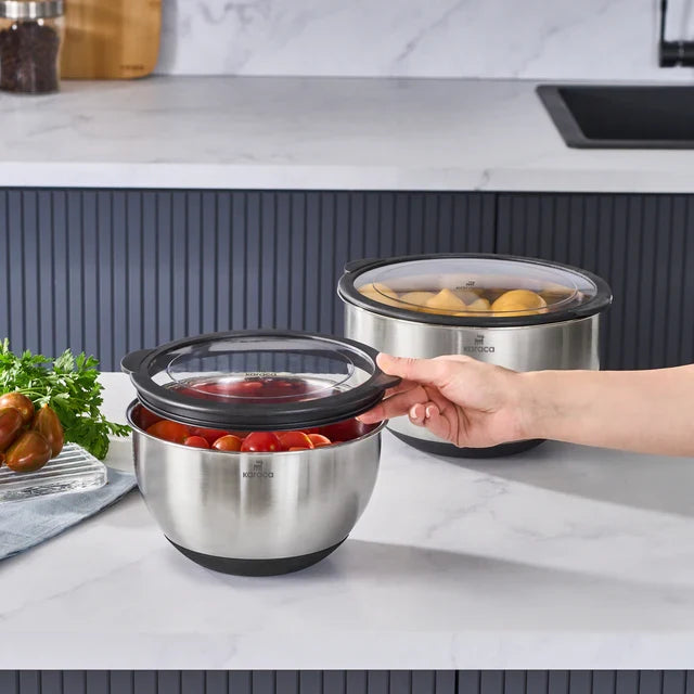 Set de bols mélangeurs Karaca Mixmaster – 2 pièces, inox