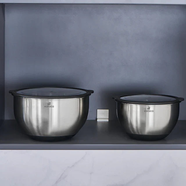Set de bols mélangeurs Karaca Mixmaster – 2 pièces, inox