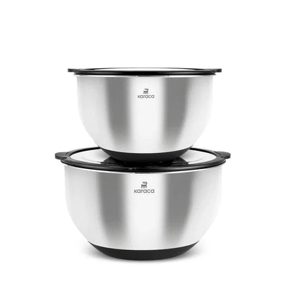 Set de bols mélangeurs Karaca Mixmaster – 2 pièces, inox