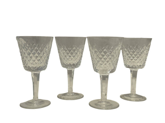 Set of 4 Waterford Alana Wine Glasses.