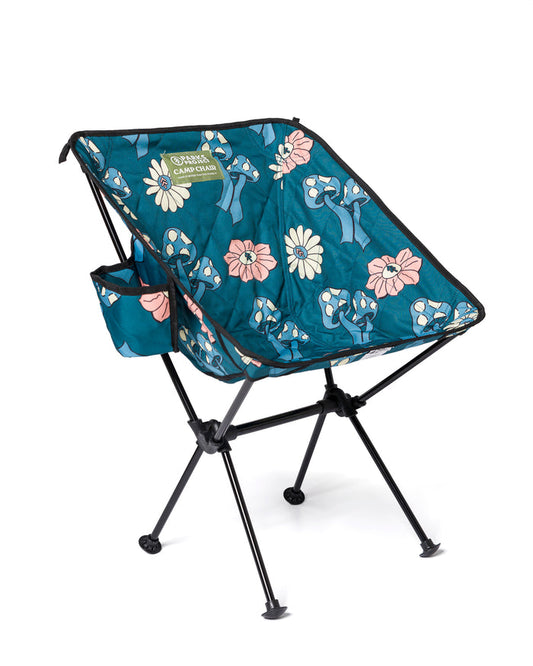 Shop Shrooms Quilted Packable Camp Chair | dusty-teal