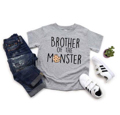 "Sibling of the Monster" Cookie Brother Sister Family T-Shirt