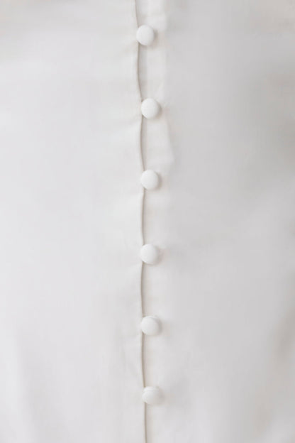 Sienna Button Down Maxi Dress - White