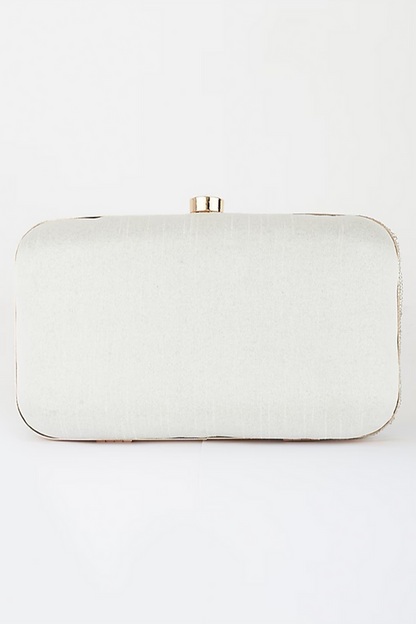 Silver Cleopatra Clutch