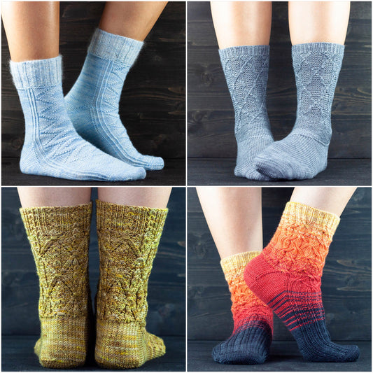 Socks of Ice and Fire by Paper Daisy Creations, Lisa Ross - KIT