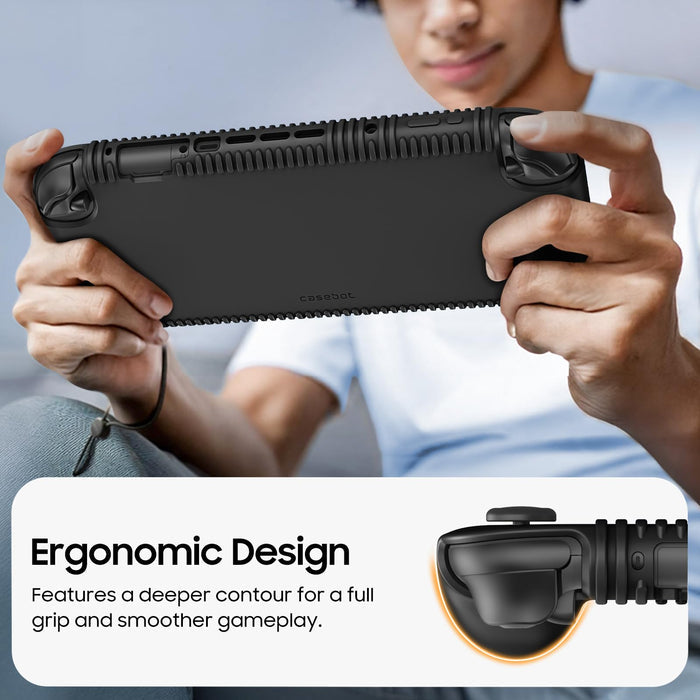 Soft Silicone Case for Nintendo Switch 2 w/Ergonomic Grip and 2 Cartridge Slots, Durable & Anti-Slip | Fintie
