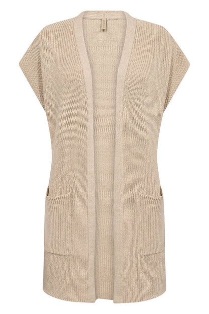 Soya Concept SC-Julia 9 33570-20 Waistcoat Beige - Dotique