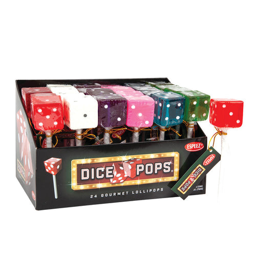 S.P. Enterprises Assorted Dice Lollipops - 24 Count