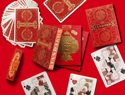 STANDARDS Black & Red Edition Playing Cards by Art of Play