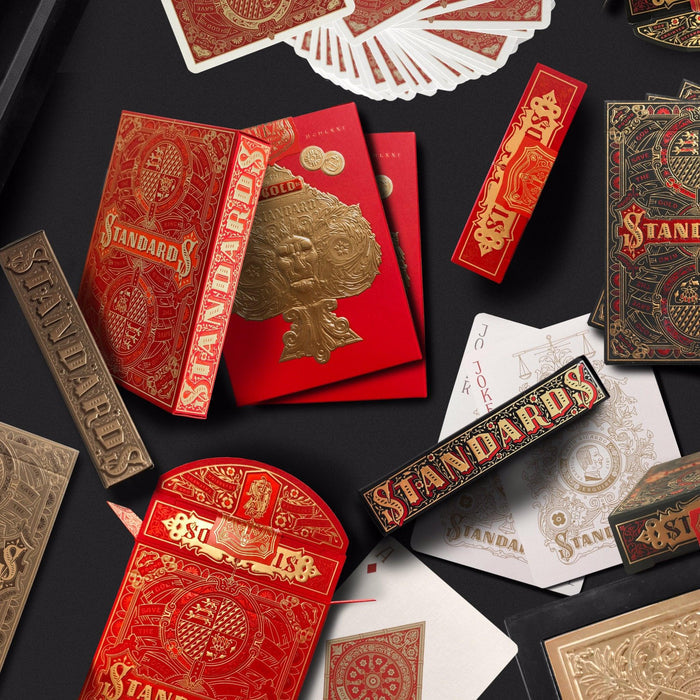 STANDARDS Black & Red Edition Playing Cards by Art of Play