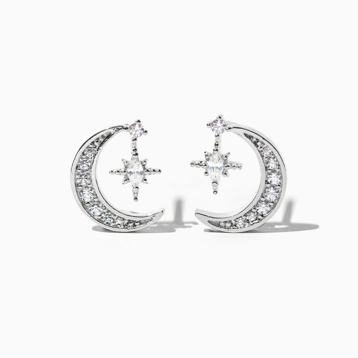 Stargazer Moon Earrings