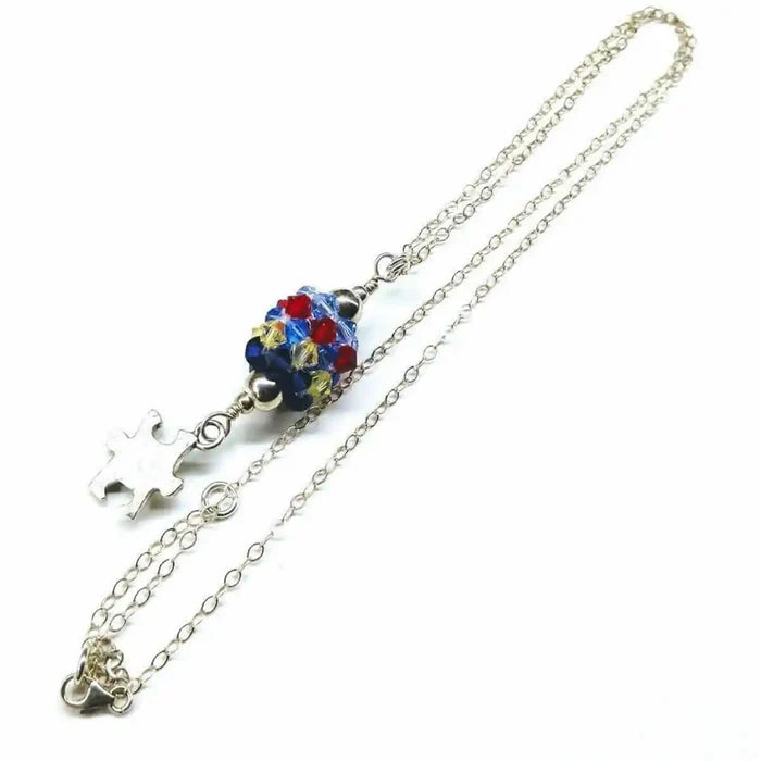 AMD1034Sterling Silver Autism Awareness Crystal Barrel Necklace JewelryNecklace$ 108.00Alexa Martha Designs
