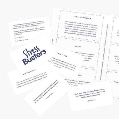 Stress Busters Action Cards (Digital Download) Digital Download Personal Growth