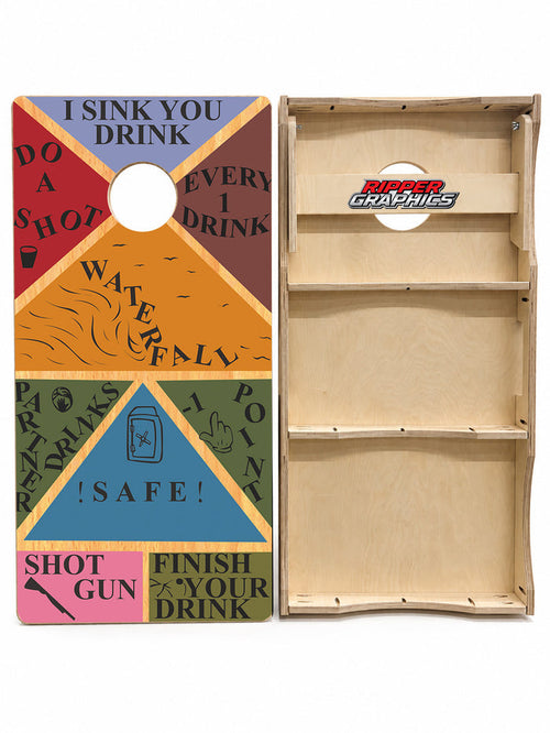 Surprise Toss Cornhole Design