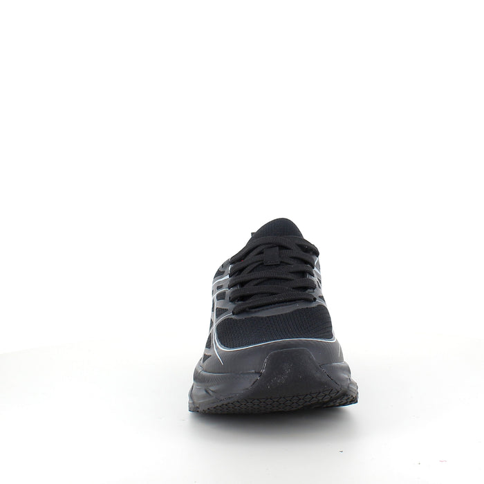 Svarta sneakers i ventilerande mesh