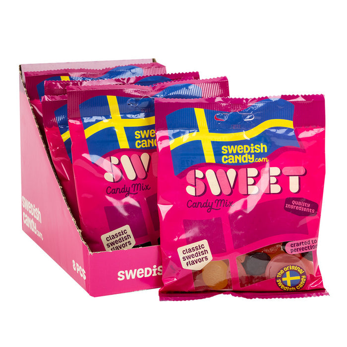 SwedishCandy.com Sweet Candy Mix Peg Bag - 8 Count
