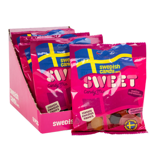 SwedishCandy.com Sweet Candy Mix Peg Bag - 8 Count