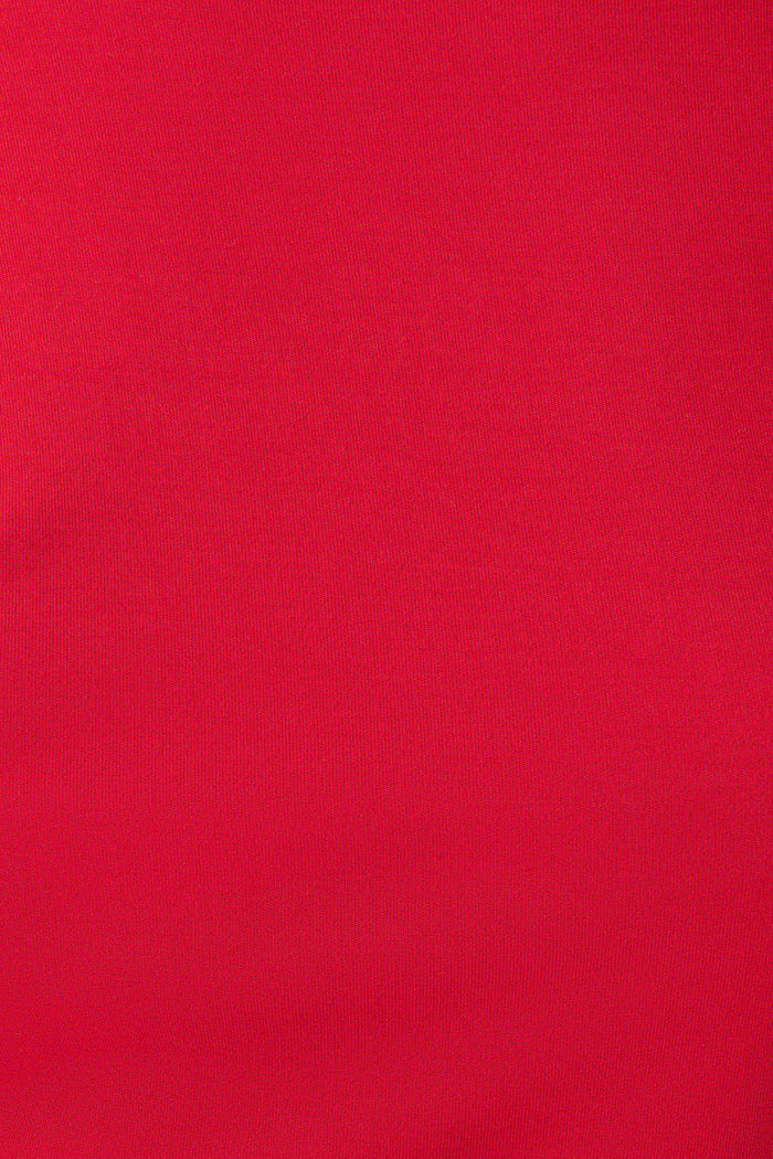 Talise Modal Flounce Short Sleeve Top - Red