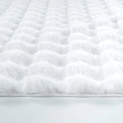 Tapis en Cachemire 7/24 Cosy Premium Bubble Blanc 100x150 cm