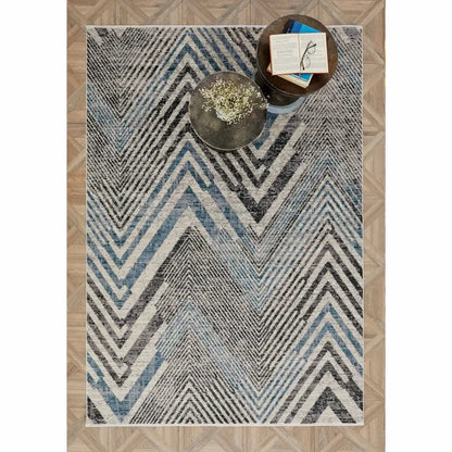 Tapis Kaşmir Halı Dogasever Zelve animaux recyclé, 160 x 230 cm