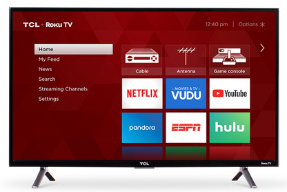 TCL Smart TV 32" LED - Roku TV(Refurbished)