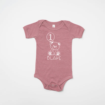 Teddy Bear Themed 1st Birthday T-shirt/Bodysuit