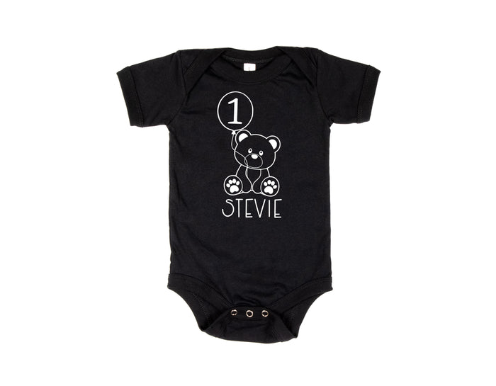 Teddy Bear Themed 1st Birthday T-shirt/Bodysuit