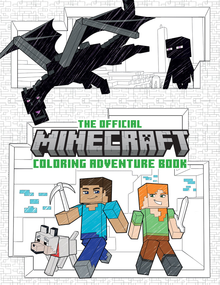 The Official Minecraft Coloring Adventure Book