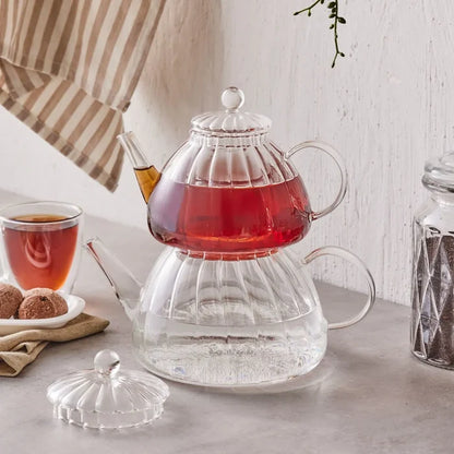 Théière et bouilloire Karaca Lori en verre