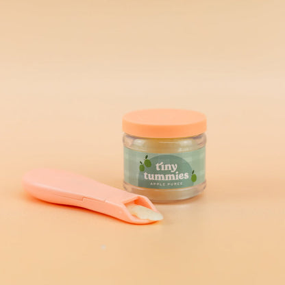 Tiny Harlow - Tiny Tummies - Jar & Spoon Set - Apple Puree