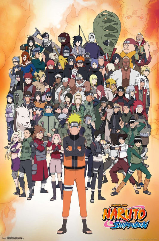 Trends International Naruto: Shippuden - Group Wall Poster