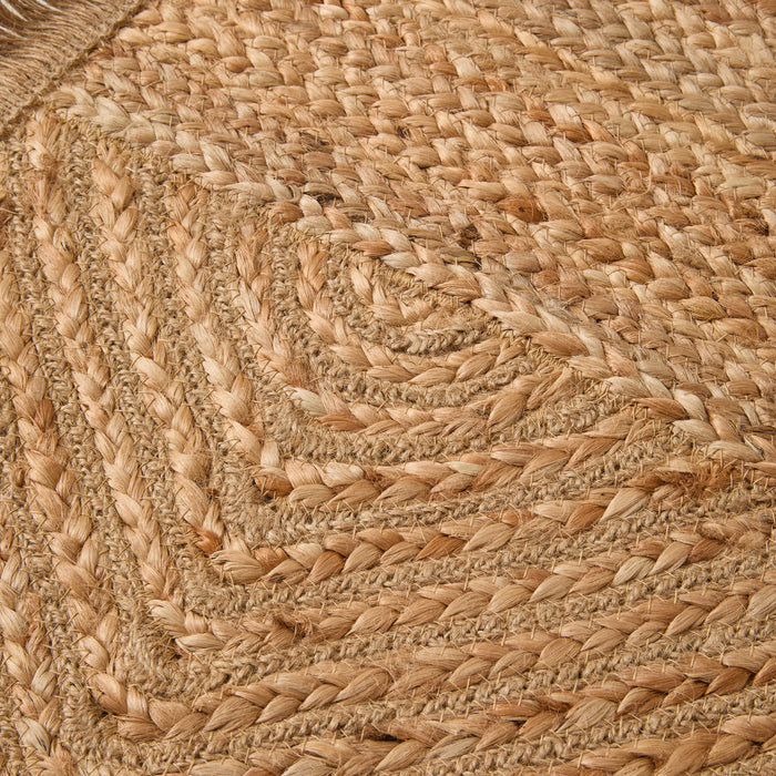 Tulum Braided Hexagonal Jute Table Runner 120cm